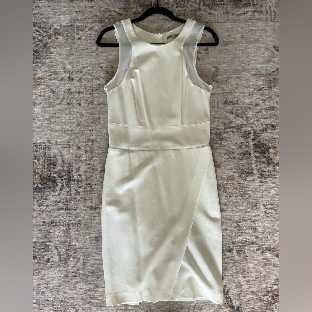 Tart Cream Sleeveless Mini Dress